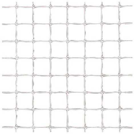 Treillis électrosoudé galvanisé 50x50 mm – Hauteur 60 cm – Longueur 25 mètres – Fil de 2 mm pour clôtures et cages d'animaux – Saturnia