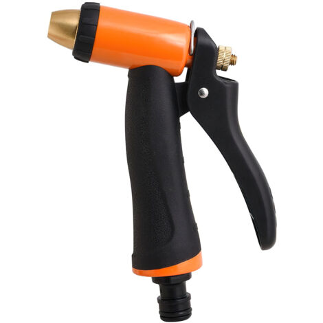 Pistola Riego Manguera Metal Soft-Touch Regulable (1/2)