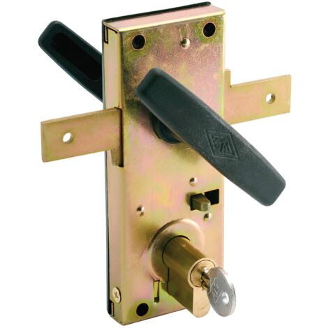 Serrure batteuse EDF/GDF pour portes basculantes – Demi cylindre monobloc – Sens de pose droite – Diamètre axe 30mm – CVL - CVL 11 B