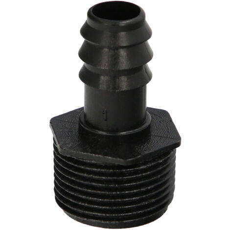 Union Rosca Macho 3/4" A Toma Para Tuberias Goteo Ø 16 mm. (Bolsa 100 Piezas) (1/5)