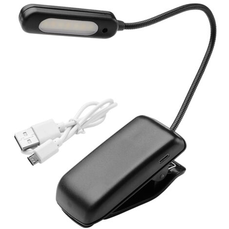 Linterna Led De Mesa Con Clip Recargable Usb Con 3 Tonos De Luz y 3 Niveles De Luminosidad (1/4)