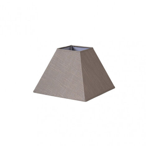 Tenorio abat-jour pyramide e27 lin gris 30dx13dx22h