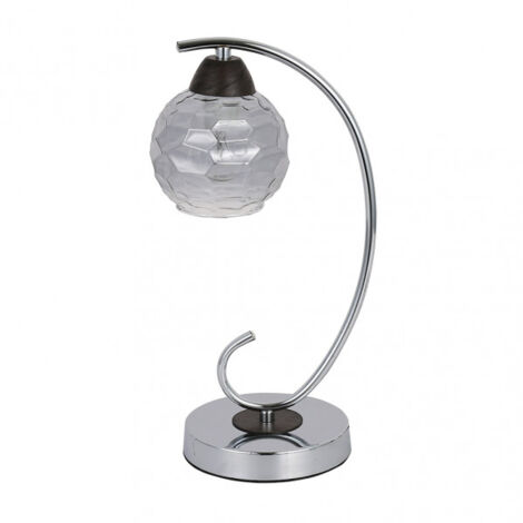 Lampe à poser modèle ETNA chrome de 1 lumière FABRILAMP (1/2)