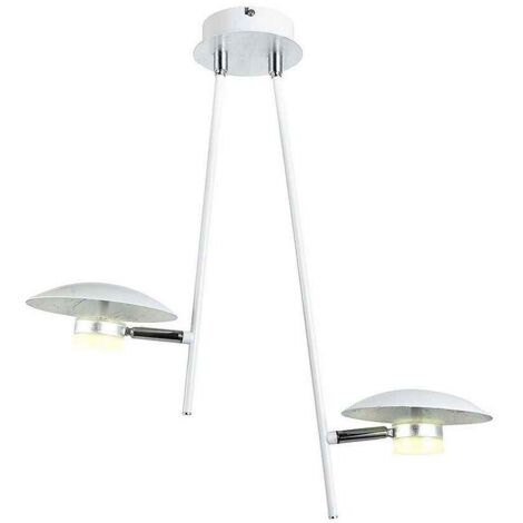 cape town suspension 2l 12w 4000k blanc/argent 1080 lm 52x49x15 cm directionnel et pivotant (1/5)