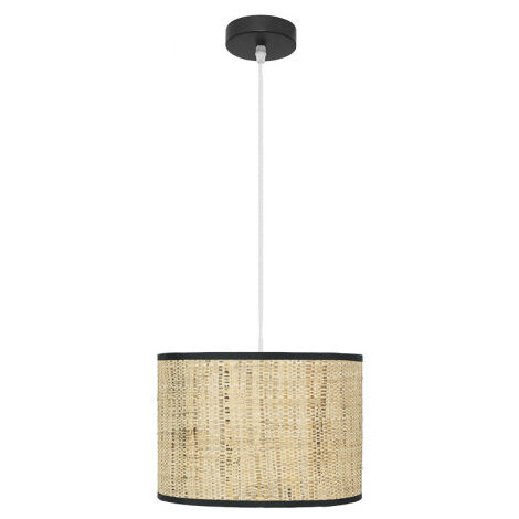 FABRILAMP Natasha Pendant 1xe27 Black/tan Regx30x30 Cm (1/2)