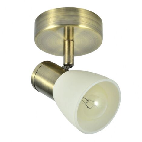 FABRILAMP AKUNADECOR Spot de salle de bain doré Modèle Cholo 1xe14 (1/2)