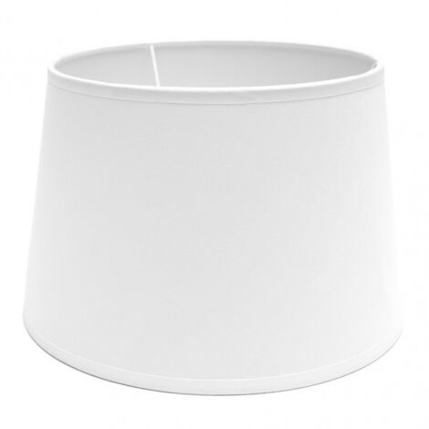 FAB 157314501 Abat-jour clair E27 blanc 45dx35dx31h ouvert conique