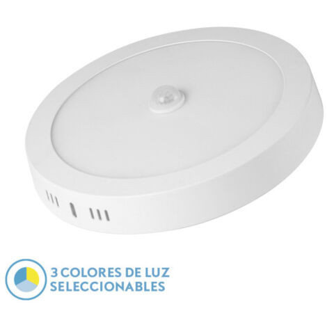 Downlight LED Jade Surface 18w Blanc 1620lm Rond avec capteur (1/2)