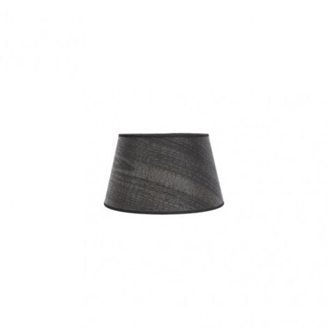 Abat-jour salma e27 noir bois 20dx15dx12,5h