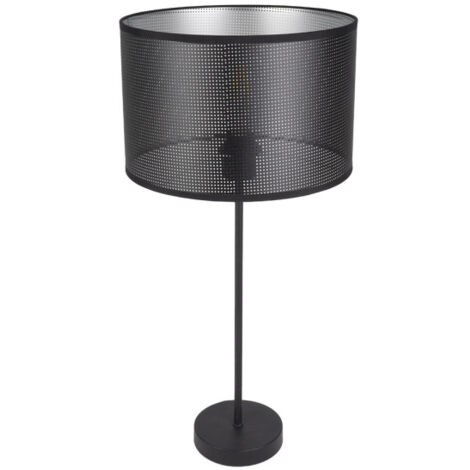 FABRILAMP Anastasia Tall Table Lamp 1xe27 Black/black-silver 60x30x30 Cm (1/2)