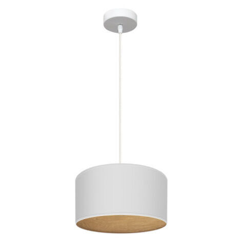 Pendentif tania 1xe27 blanc/blanc/bois clair regx30x30 cm (1/2)
