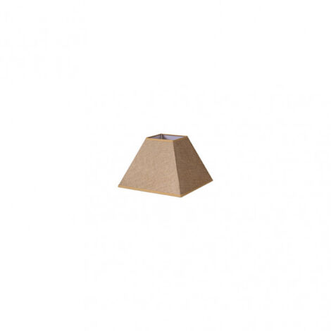 Piramide Divos Abat-jour E27 Marron 15dx8dx11h Saco-jute