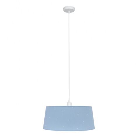 Lampe pendante Consciencia 1e27 Celeste 40d de FABRILAMP.