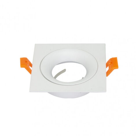 FAB 14448CU01 Encastré Anou 1xgu10 Carré Blanc 2x9,2x9,2 Cm 8 De Coupe. C/Portalampara (1/2)