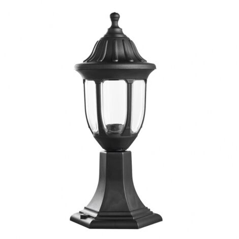 angelica applique exterieure 1xe27 noir ip44 polycarbonate 42,7x16,6d (1/3)