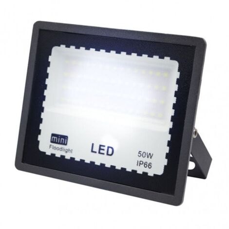 projecteur zircon 50w 6500k black 5000lm 13,2x16,2x2,3 cm ip65 (1/2)