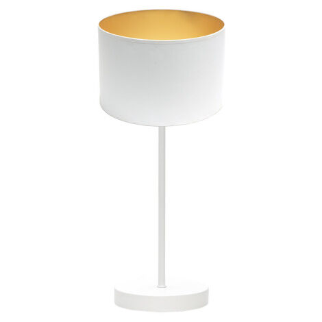 Lampe à poser Anuska 1xe14 blanc/blanc-or 46x16x16x16 cm (1/2)