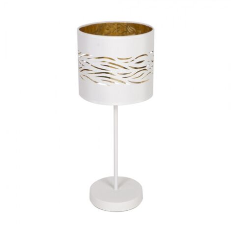 FAB 157771075  Plateau de table Niebla 1xe14 Blanc / or blanc 43x17x17 Cm (1/3)