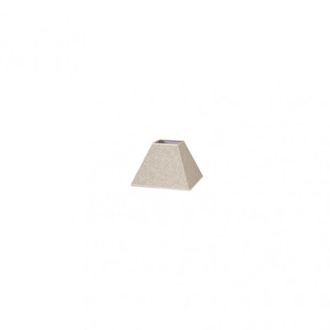 Tenorio abat-jour pyramidal avec pince en lin beige 12dx7dx10h