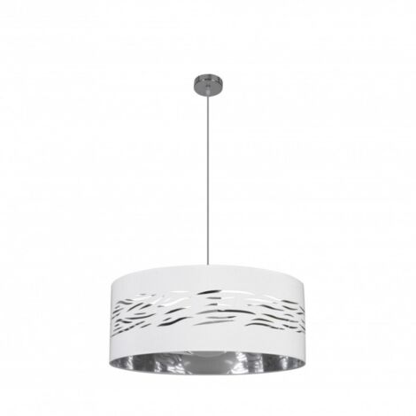 FABRILAMP Fog Pendant 1xE27 Chrome White Silver 50D (1/3)