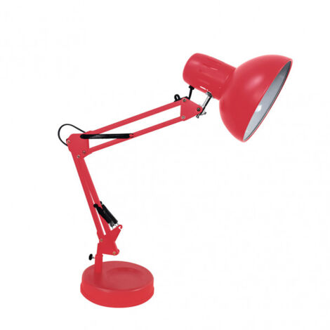 FABRILAMP Flexo Articulation of Lampe à poser RUTILO Rouge 57x39x15 Cm