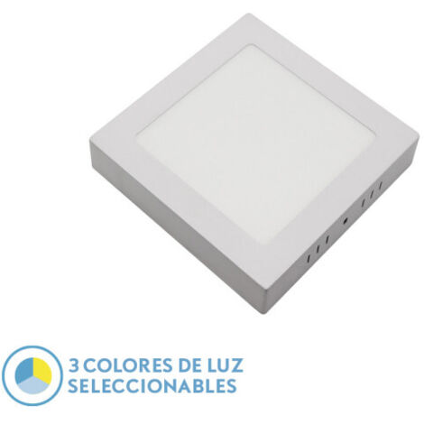 FABRILAMP Superf.gabro downlight 18w 3000k-4000k-6500k White 1620lm 3x22x22 Cm (1/2)