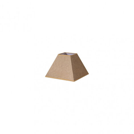 Piramide Divos Abat-jour E27 Marron 17dx8dx13h Saco-jute
