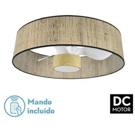 FABRILAMP Ventilateur Dc 24w Natasha Cañizo/white-beech 70d 3 Blades 6vel. 2390lm 3 Couleurs Télécommande, mémoire, minuterie (1/3)