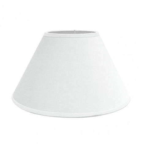 FAB 157324001  Abat-jour clair E27 blanc 40dx20dx26h fermé conique