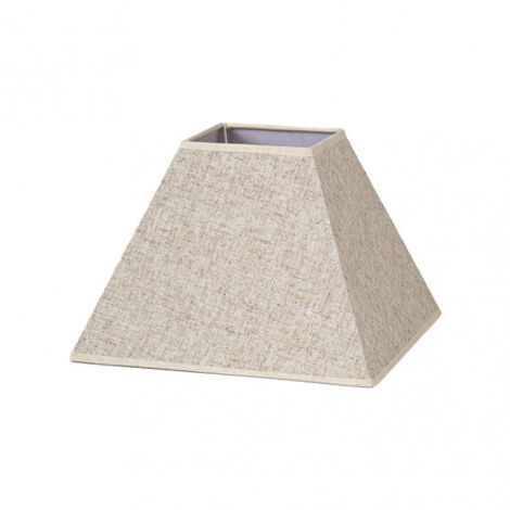 Tenorio abat-jour pyramide e27 lin beige 40dx18dx28h