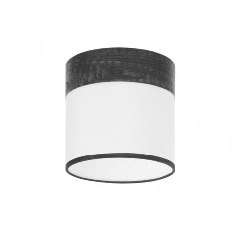 FABRILAMP Abat-jour Cloe of bois blanc/noir E14 (Ø14 x 14 x 14 x 14 cm), multicolore, taille unique