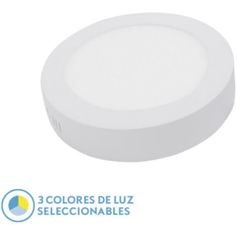 Spot Encastrable De Surface Diorite 18w 3000k-4000k-6500k Blanc 1620lm 3.5x22x22 Cm (1/2)