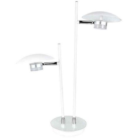 Lampe de table Cape town 2l 12w 4000k blanc/argent 52x32x15 cm 1080 lm orientable et directionnelle (1/5)