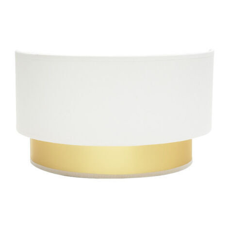 Applique anuska 1xe27 blanc/or 17x30x16 cm (1/2)