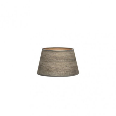 Abat-jour - NAVARIS - 2x Gris intérieur doré - E27 - 22 cm - Design