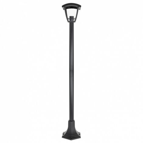 Pilar zoio 1xe27 noir regx17x17cm avec hauteur réglable ip44 (1/2)