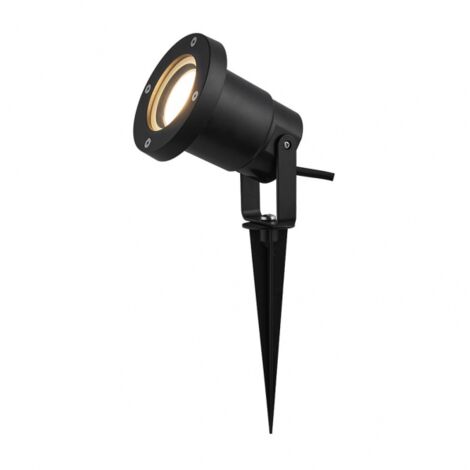 FAB 127671009 Clous à pointes extérieurs 1xegu10 Polycarbonate noir Ip65 16,2x9,8d (1/2)