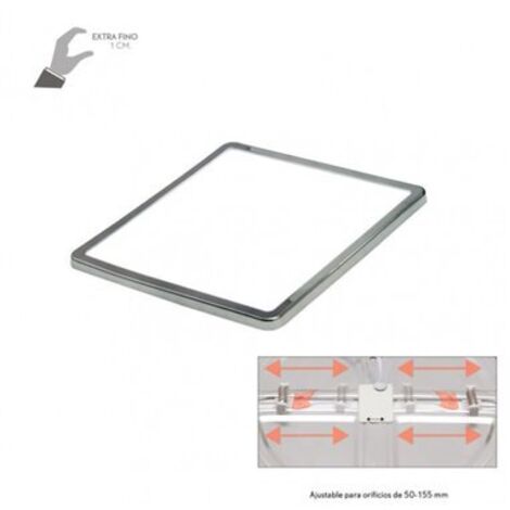 Downlight 15w 5500k chrome providence 1280lm 1x17,5x17,5 cm de encastré à découpe réglable 5x5-15,58x15,58 cm (1/3)