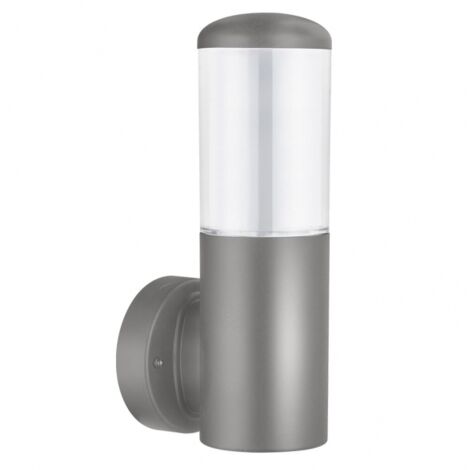 FAB 127361028  Appliquer Extérieur Safran 1xe27 Gris Polycarbonate 19,6x9,1x13,4 Cm Ip44
