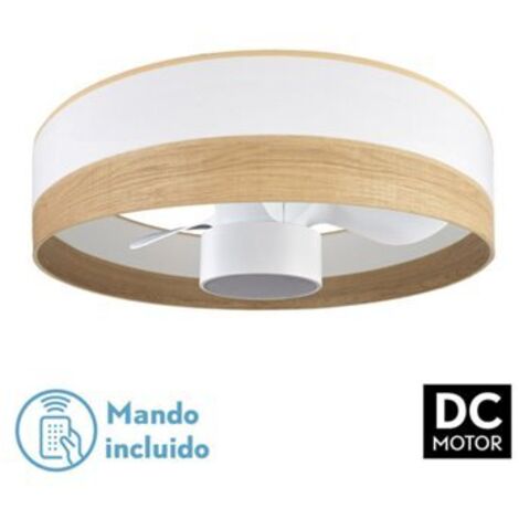 FABRILAMP Ventilateur Dc 24w Olga White/mad.light-white 3 pales 6 Vel. 2390lm 3 Couleurs, Télécommande,mémoire,minuterie 70d (1/3)