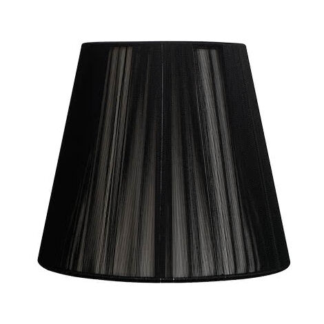 Fabrilamp – Abat-jour conique noir 25cm – Éclairage doux et cosy – Pour espaces modernes – Certifié CE et recyclage