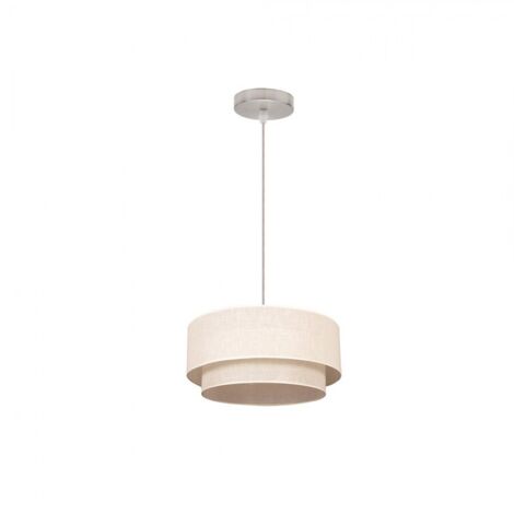 My Lamp - Lampe de table 1l. beige cylindrique (30x15)