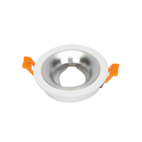FAB 14448RE46 Encastré Anou 1xgu10 Rond Blanc / Chrome 2x9,2x9,2 Cm 8 Coupe.W / douille (1/2)