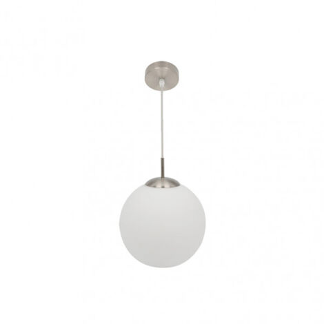 Pendentif Astro 1xe27 Blanc/nickel Regx25x25 Cm mark FABRILAMP