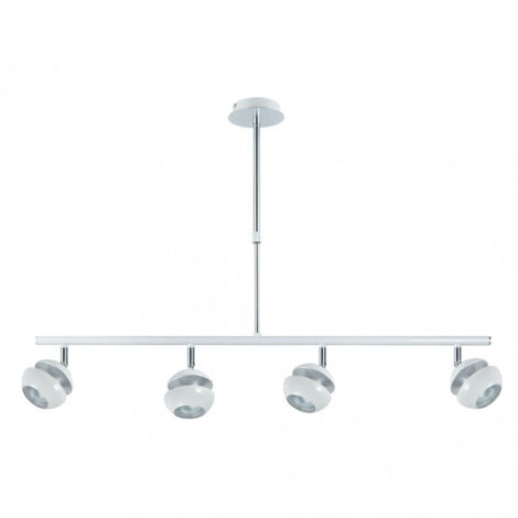 Lampe suspendue linéaire defour lights Beethoven White/silver Fabrilamp (1/4)