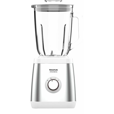 Blender Taurus Magnum Press 1500W - Bol Verre 1,5L - 2 Vitesses + Turbo - Broye Glace