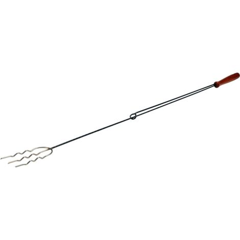 TOYANDONA Grille-Pain Barbecue Pliable Perforée En Acier Inoxydable Avec Poignée En Bois, Outil Polyvalent Pour Camping Et Pique-niques, Ustensiles Cuisine D'extérieur