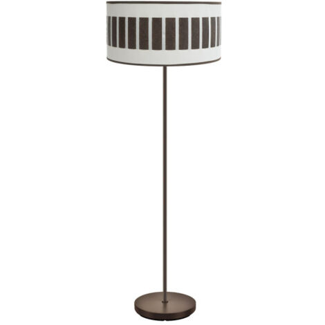FABRILAMP Ivanna 1xe27 Brown/White-oxide Plancher de salon 163x40x40 Cm (1/2)