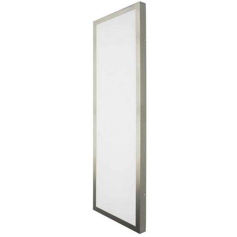 Plafonnier 72w 6500k 3,5x30x90 cm nickel plat 6120lm (1/2)