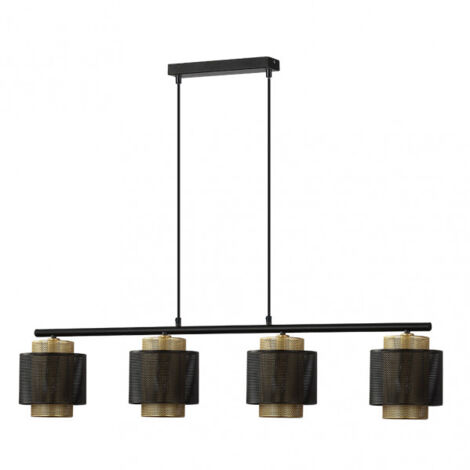 FAB 153354016 Lampe Kyoto 4xe27 Noir / Or Regx106x16 Cm (1/2)